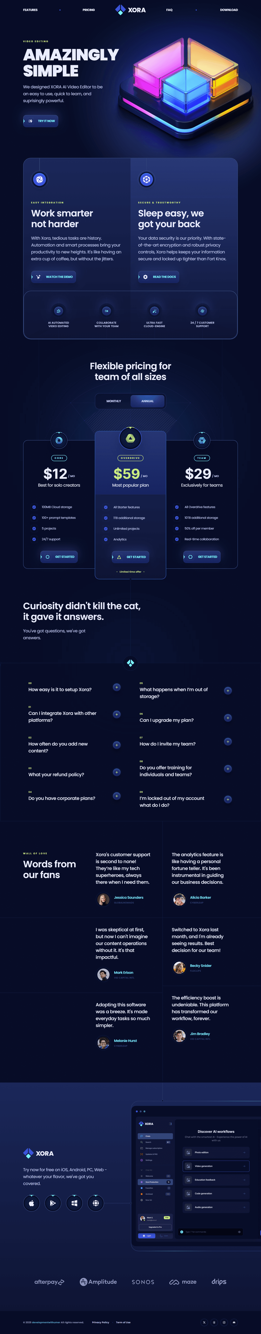 Saas Landing Page